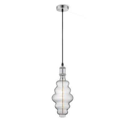 hanglamp chroom vintage Cloud - dimbaar E27 helder