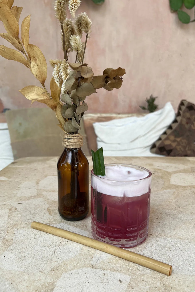 De Bamboe Rietjes - Set van 10 met reinigingsborsteltje