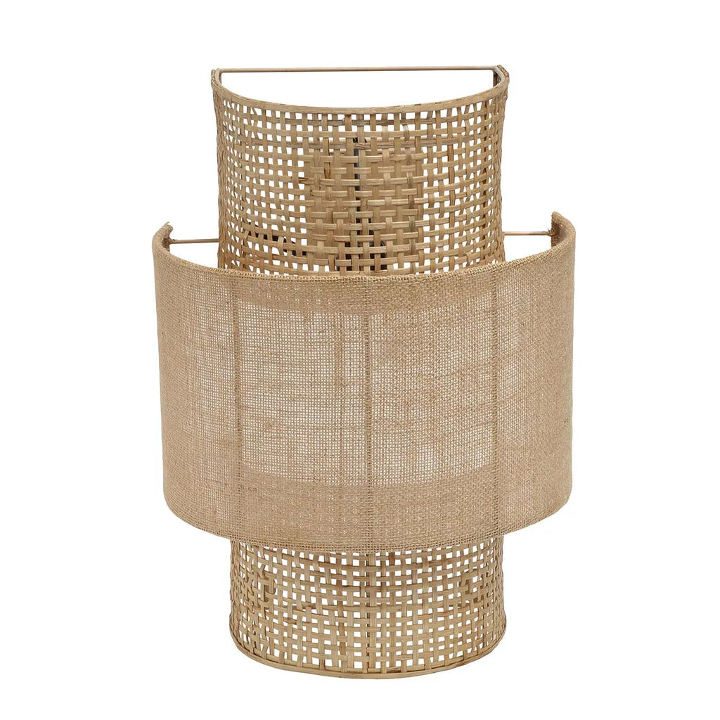 De Bolly Jute Muurlamp - Naturel - M