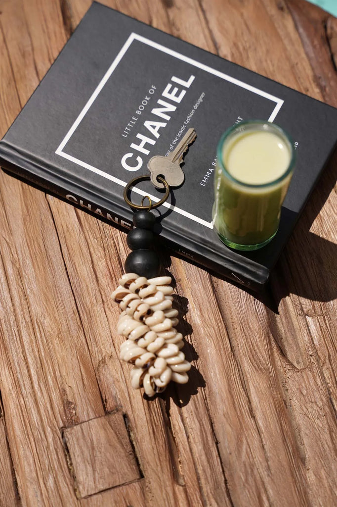 De Canggu Sleutelhanger - Naturel Zwart