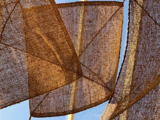 De Coco Shade Driehoekig- Naturel - 350x350