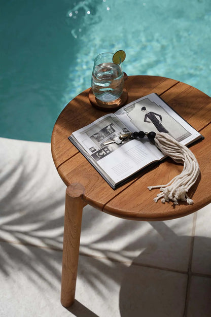 De Cotton Wood Sleutelhanger - Naturel Zwart