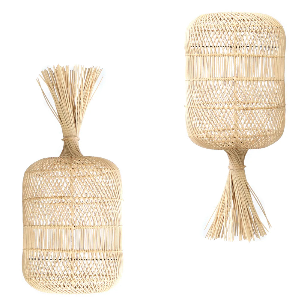 De Dumpling Hang- en Vloerlamp - Naturel - M