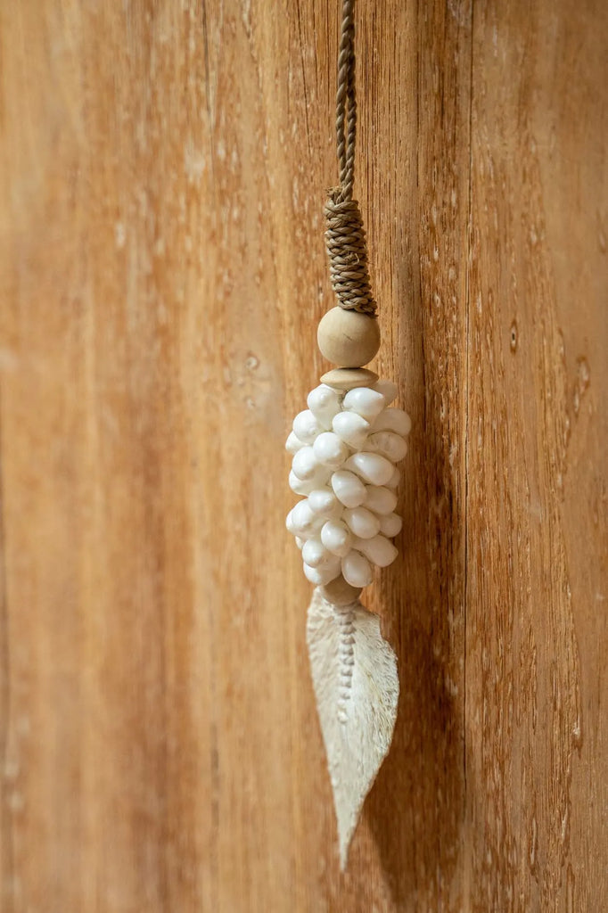 De Leaf &amp; Shell Hangdecoratie - Wit