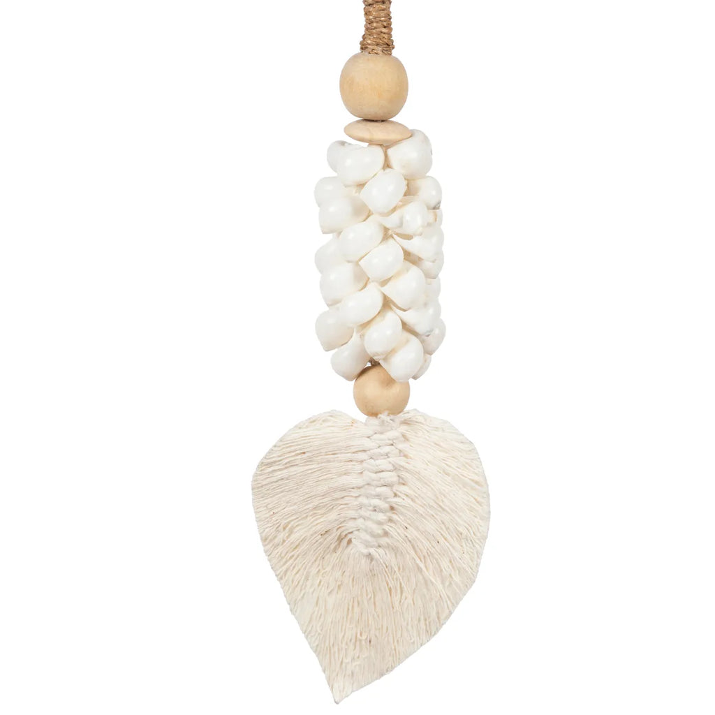 De Leaf &amp; Shell Hangdecoratie - Wit