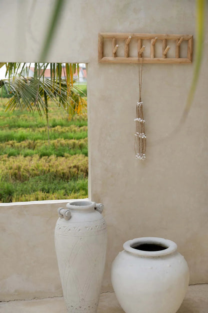 De Long Shell Hangdecoratie - Wit