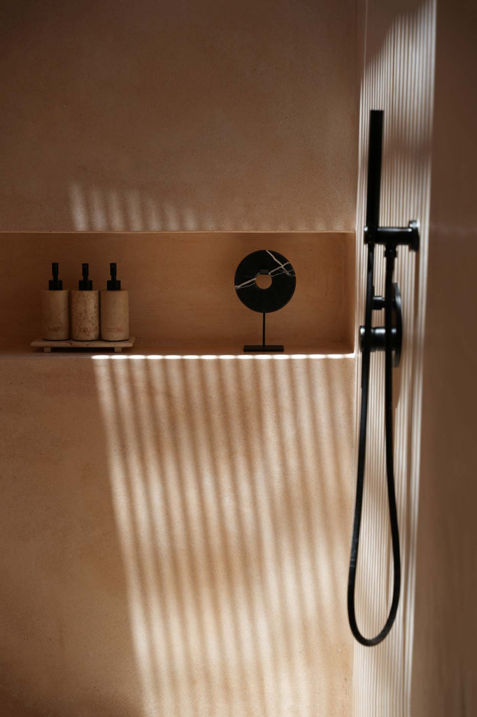 De Marmeren Disc op Stand - Zwart - M