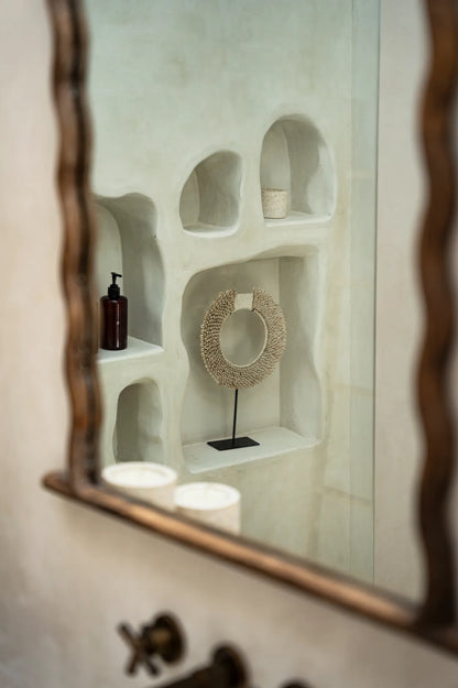 De Papua Disc on Stand - Wit - M