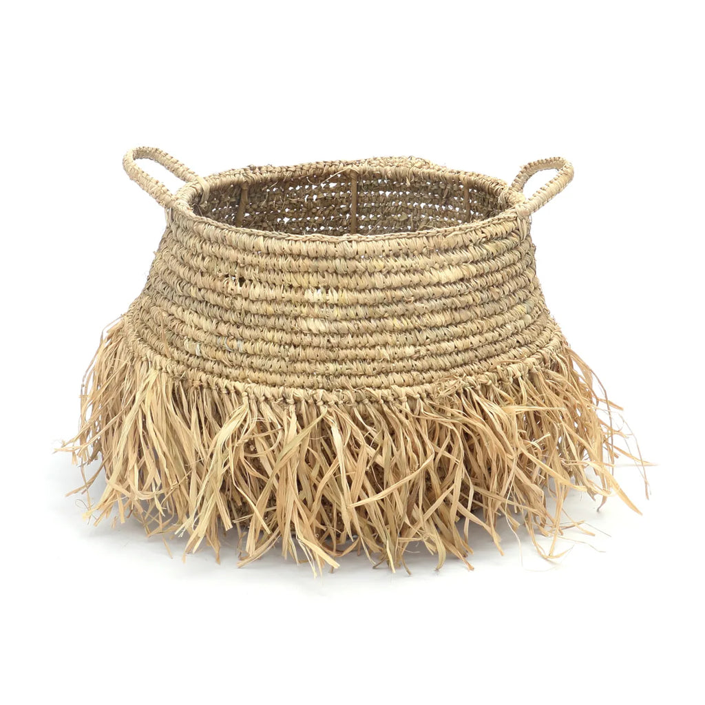 De Raffia Deluxe Mand - Naturel - M