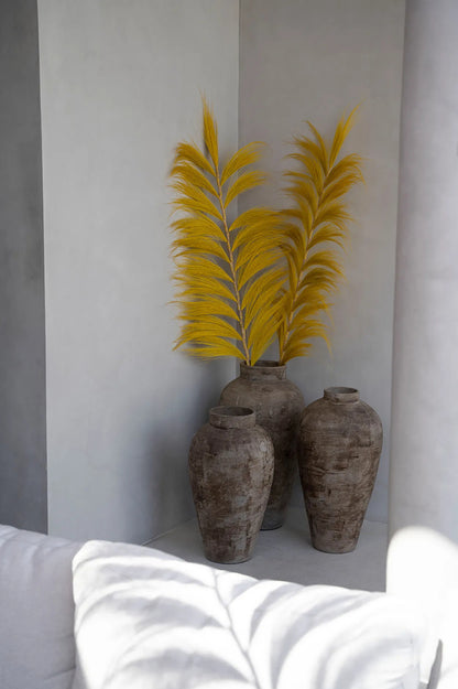De Stunning Leaf - Madras Geel - Set van 6