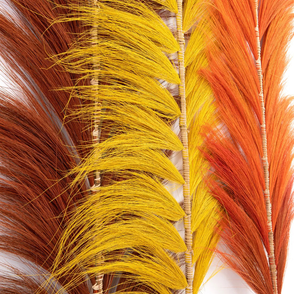 De Stunning Leaf - Madras Geel - Set van 6