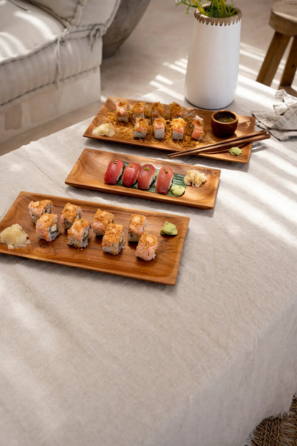 Teakwortel Sushi Bord Belvivere - M