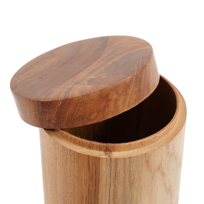 Teak houten pot L