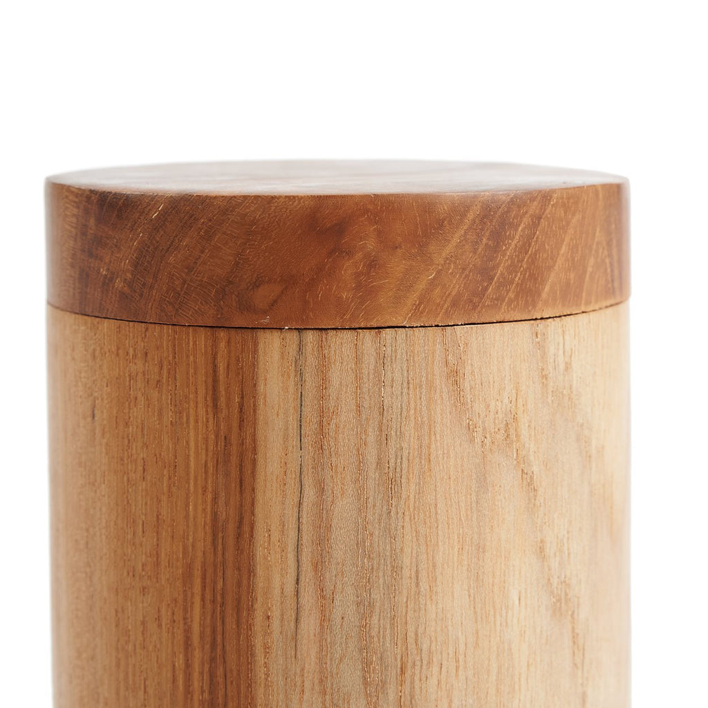 Teak houten pot L