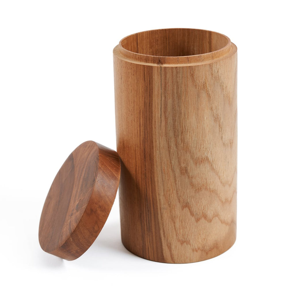 Teak houten pot L