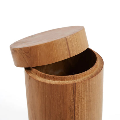 Teak houten pot - M