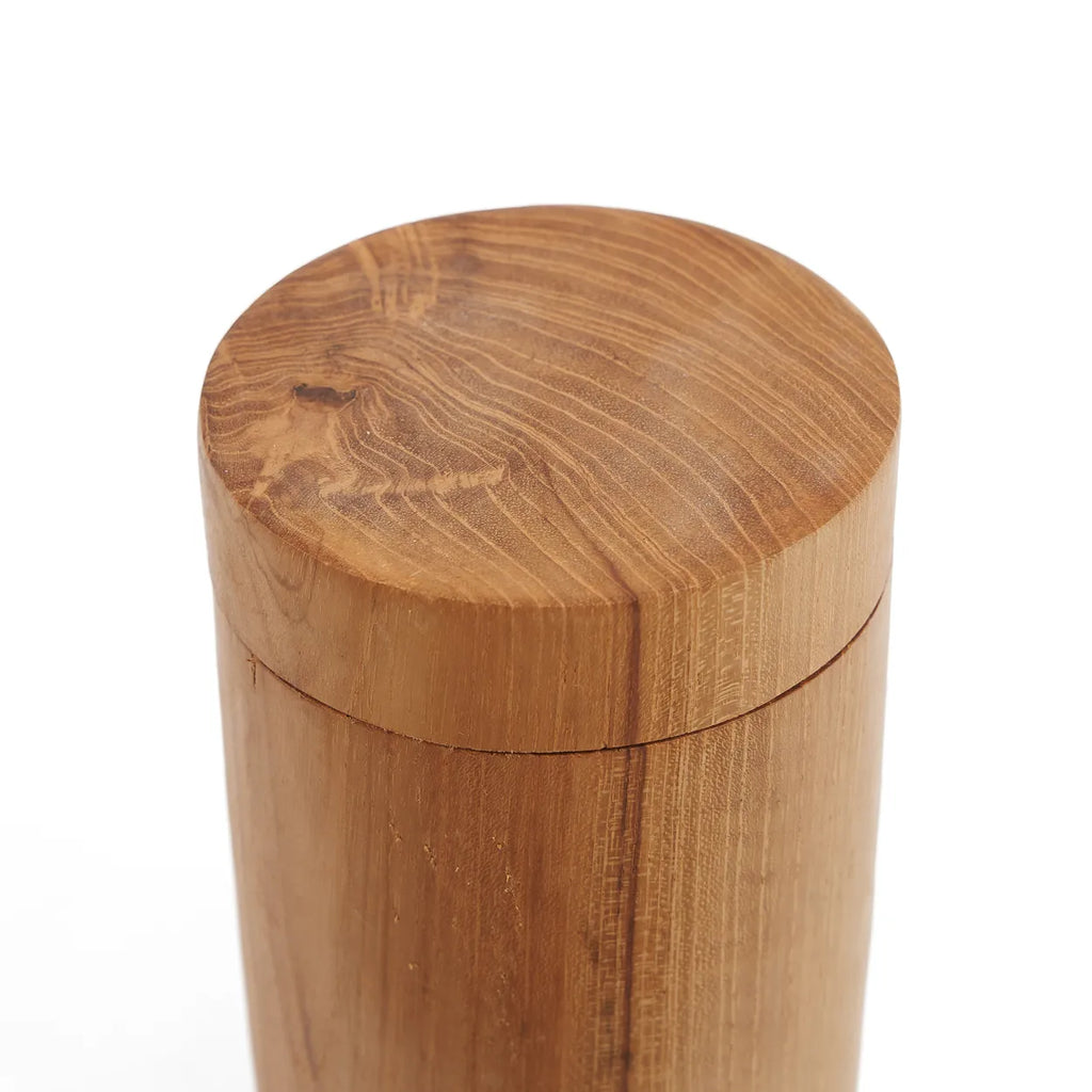 Teak houten pot - M