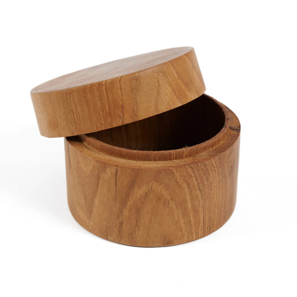 Teak houten pot - S