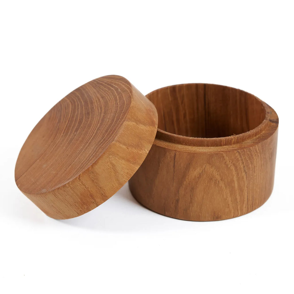 Teak houten pot - S