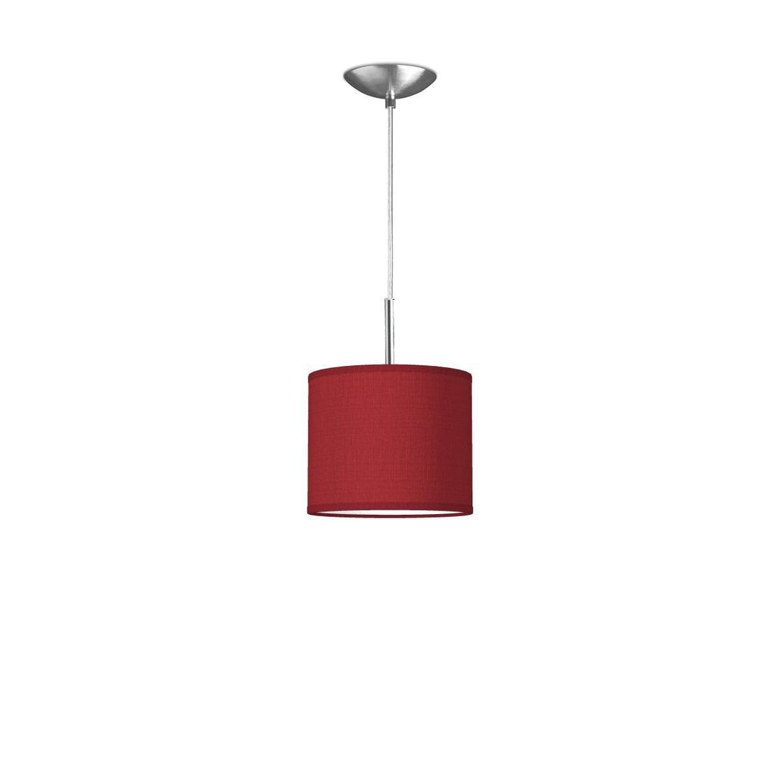 hanglamp Tube Deluxe, E27, rood, 20cm