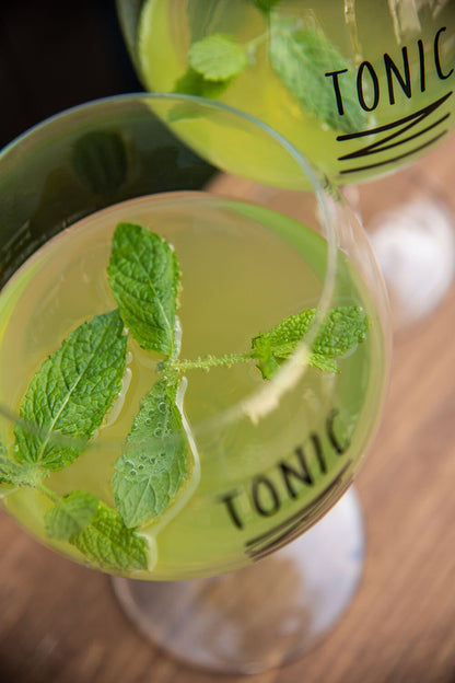 J-Line Drinkglas Gintonic Glas Transparant/Koper