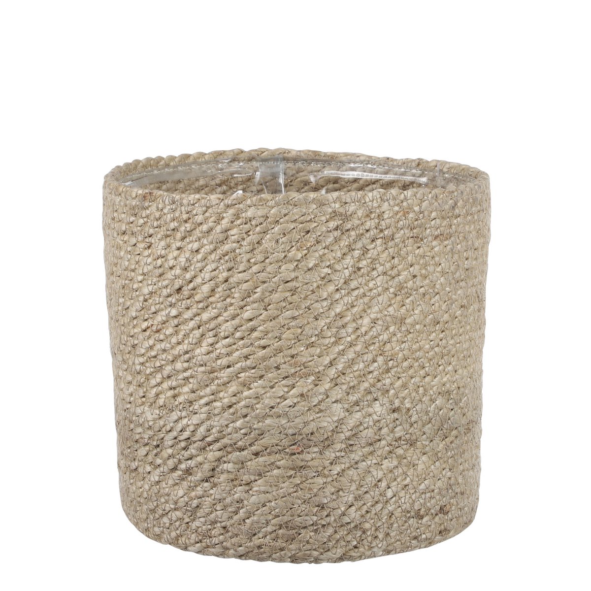 Atlantic Plantenmand - H20 x Ø20 cm - Jute - Crème