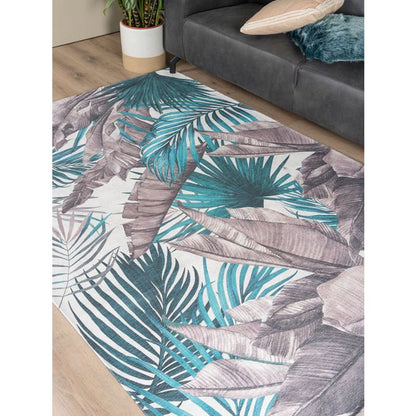 Vloerkleed Palm Green 70 x 140 cm