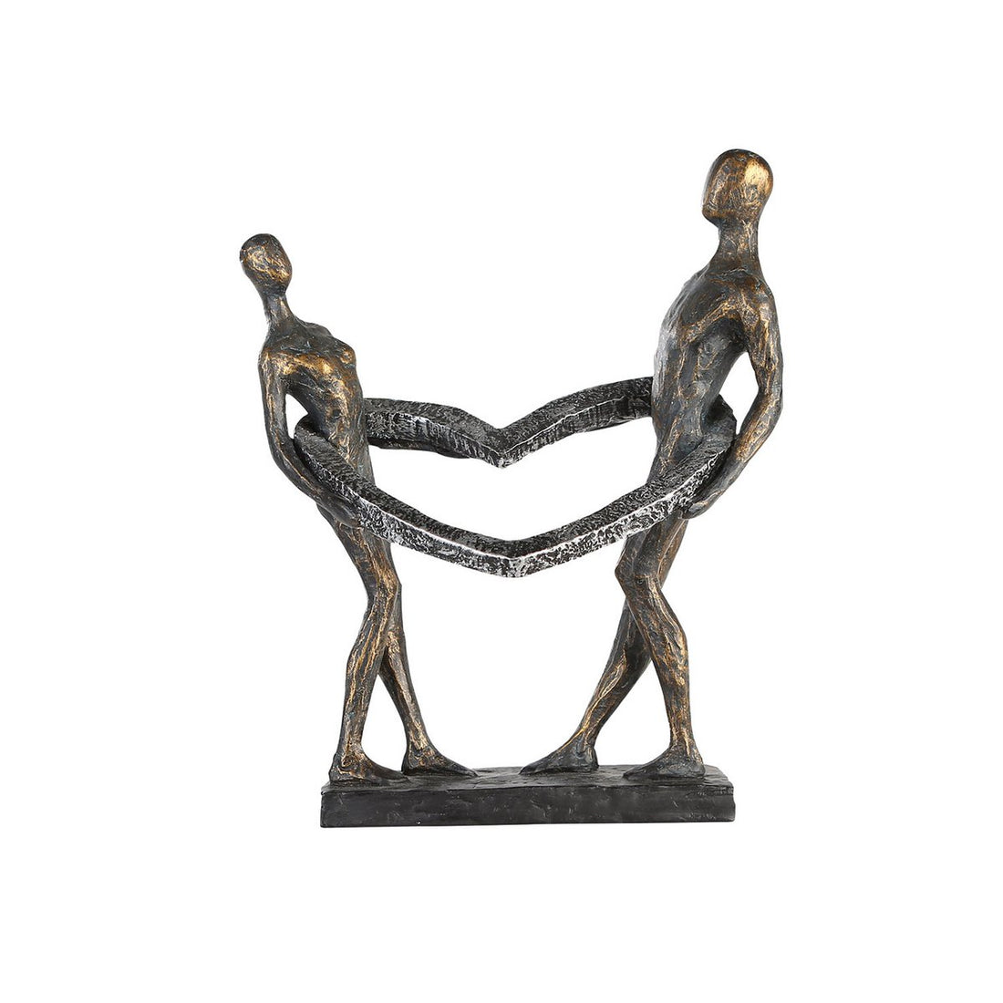 Polysculptuur &quot;Connected&quot; bronzen afwerking