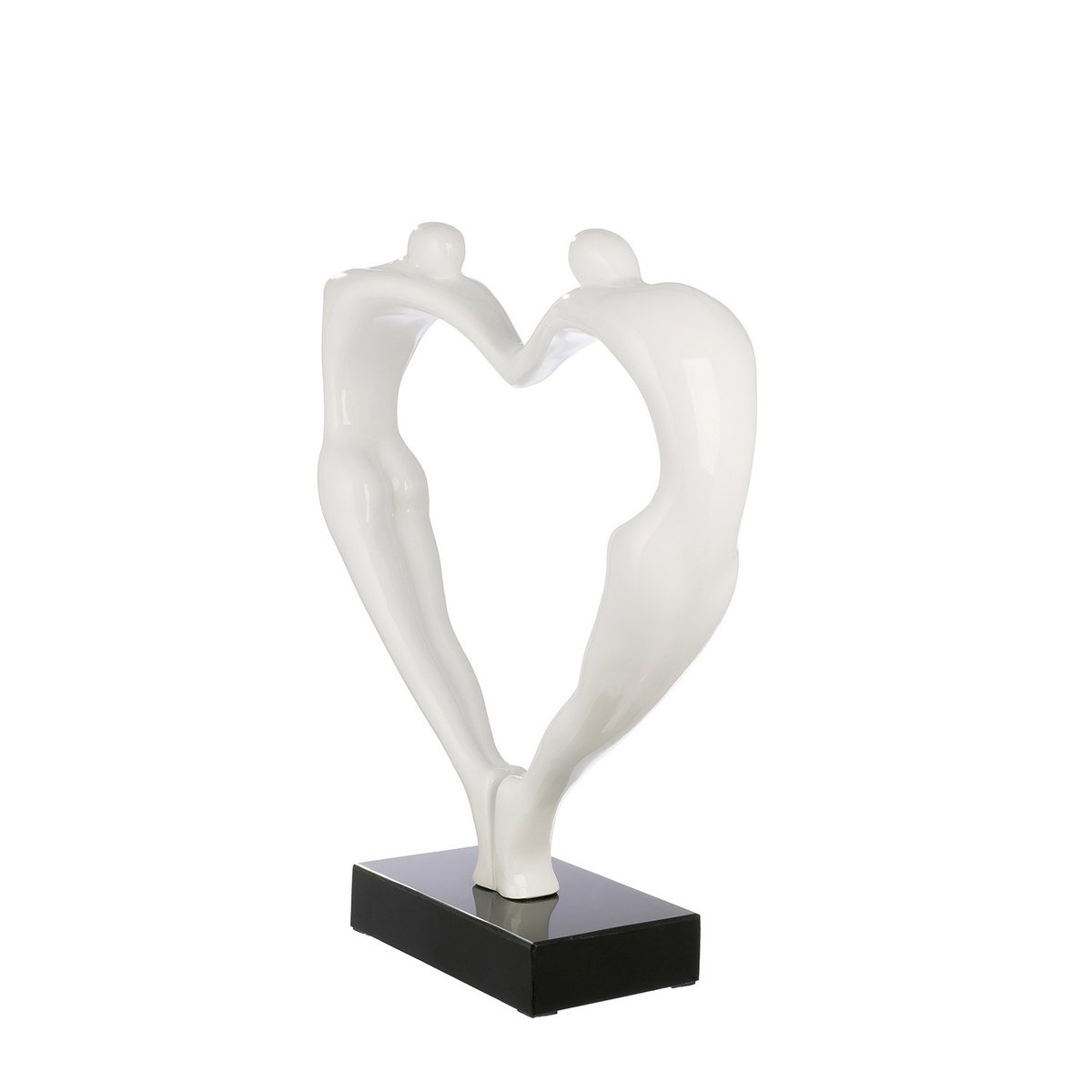 Sculptuur hart paar harten H.55 cm