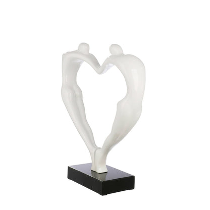 Sculptuur hart paar harten H.55 cm