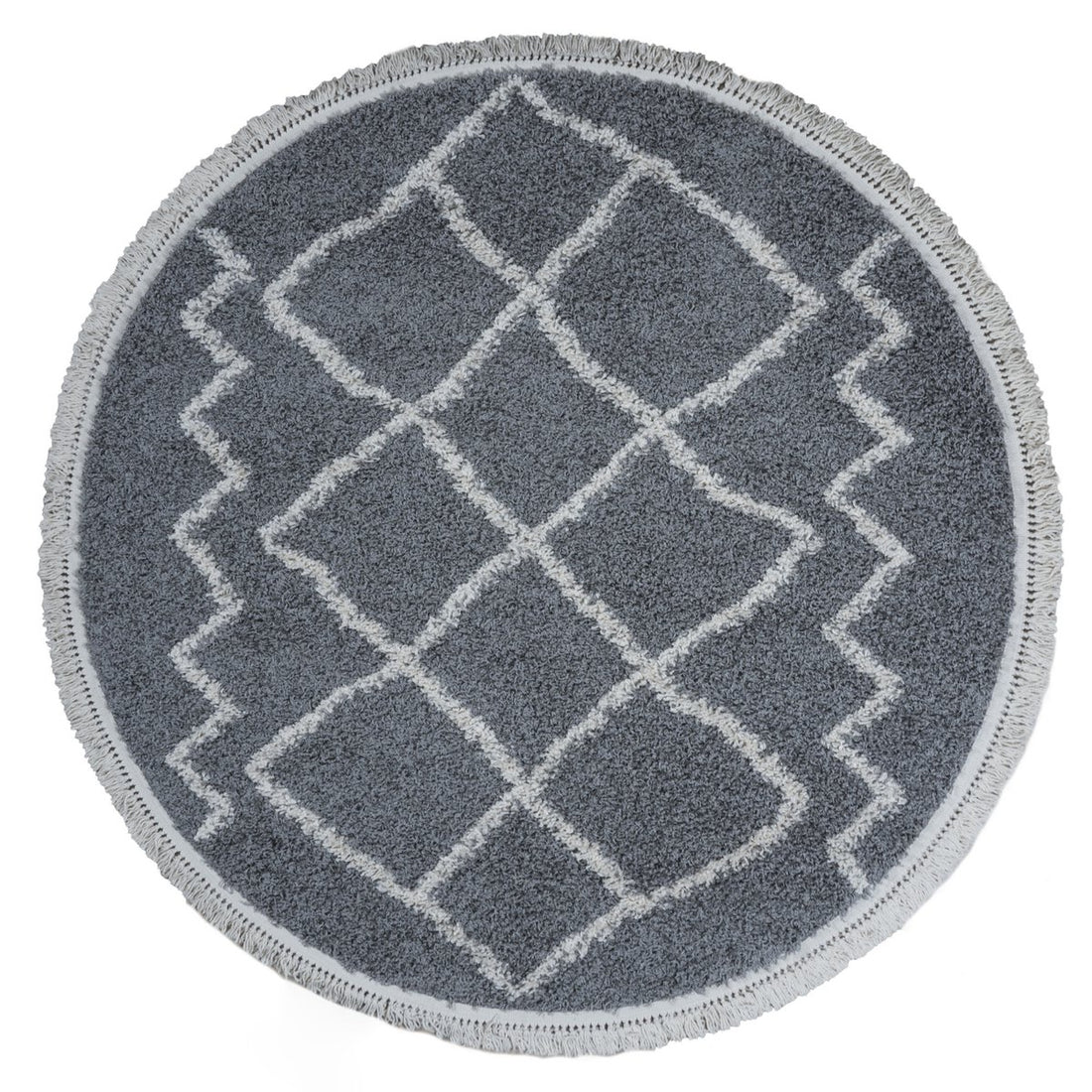 Vloerkleed Marrakesh Grey Rond ø120 cm