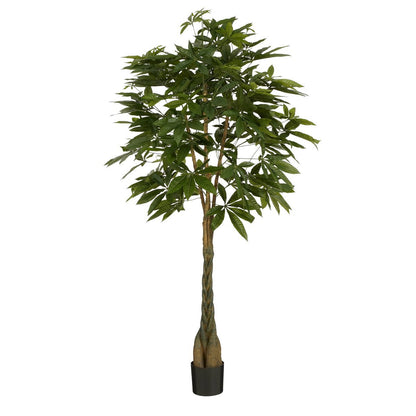 Pachira Kunstplant - H150 x Ã˜65 cm - Groen