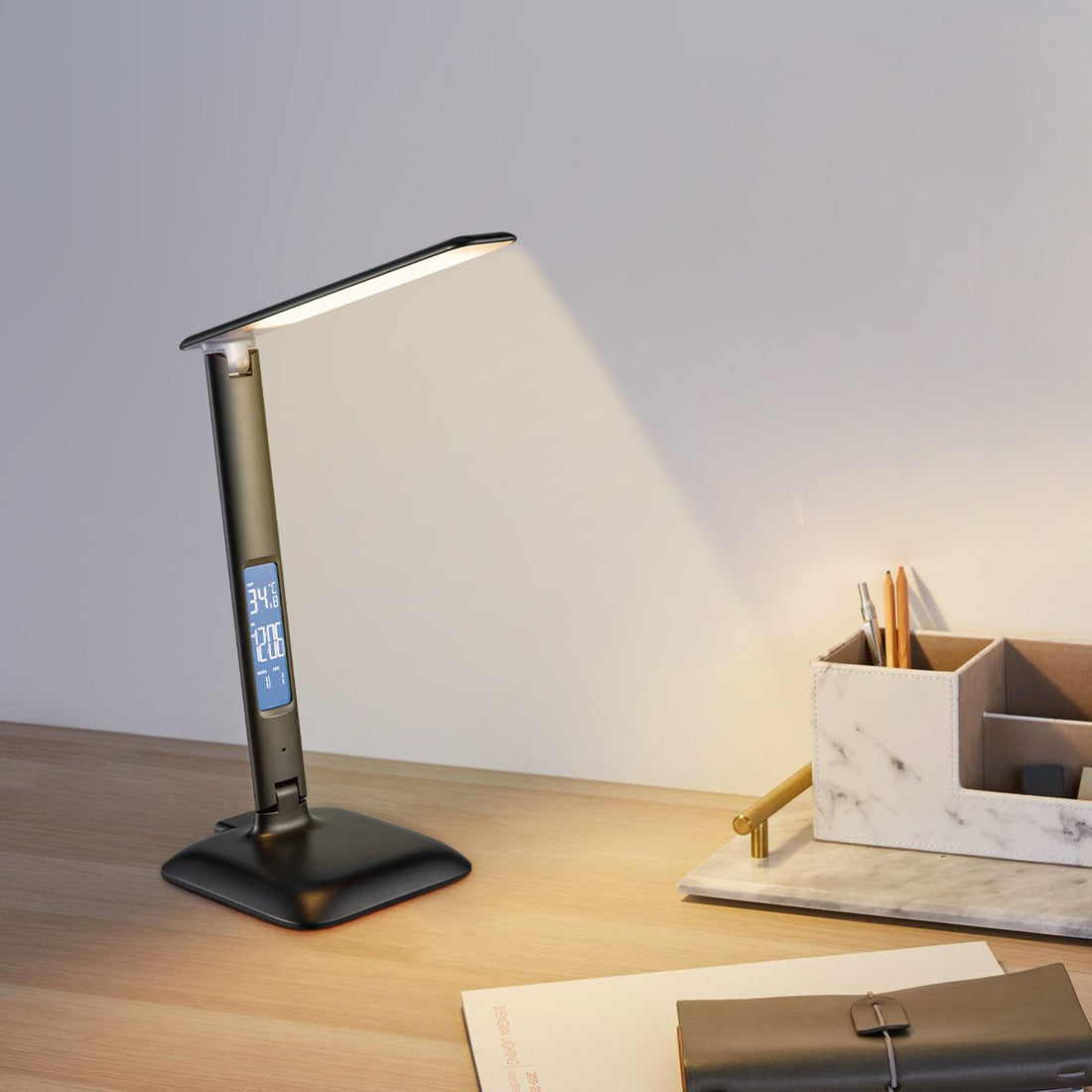 D-sign klok LED bureaulamp