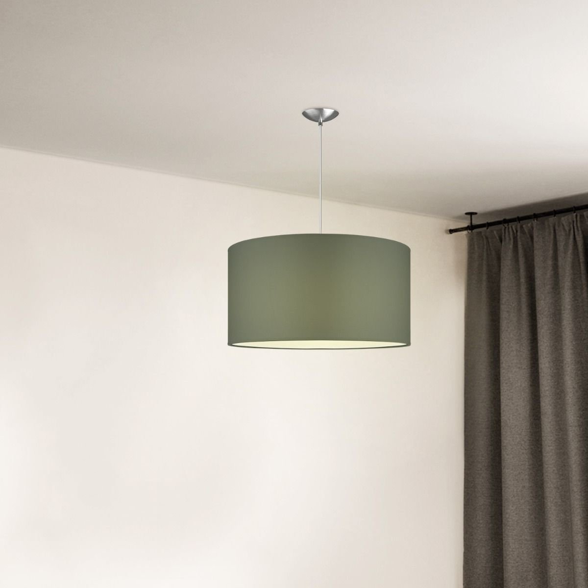 hanglamp Bling met lampenkap, E27, antraciet, 50cm