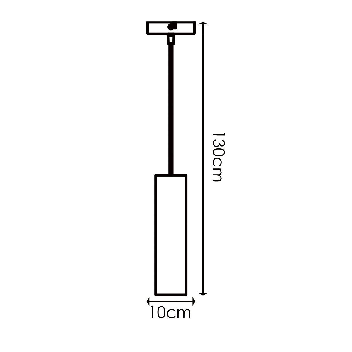 Hanglamp Billy - hout - 10x10x130cm