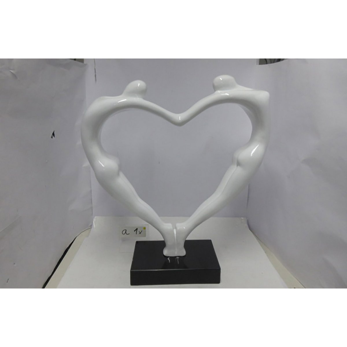 Sculptuur hart paar harten H.55 cm