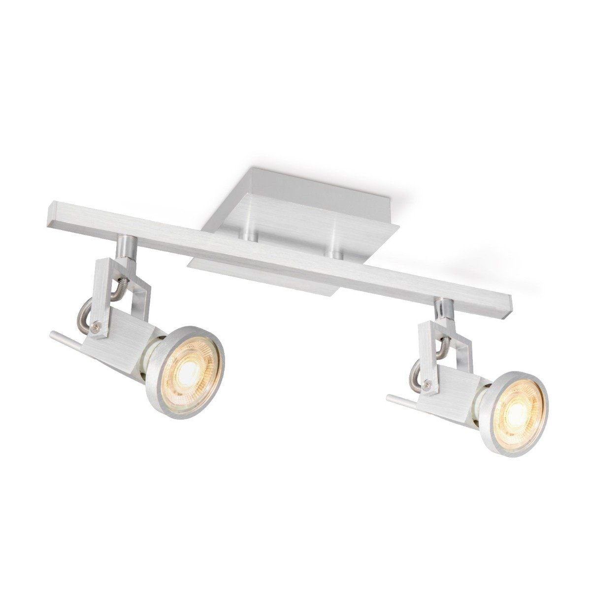 LED Opbouwspot Cali 2 - incl. dimbare LED lamp - staal