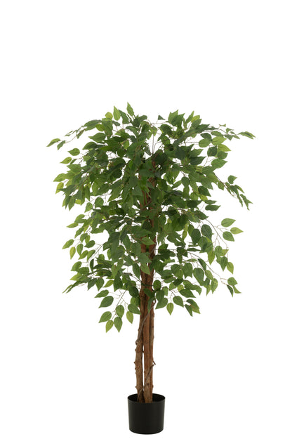 Ficusboom Pot Kunstmatig Helder Groen