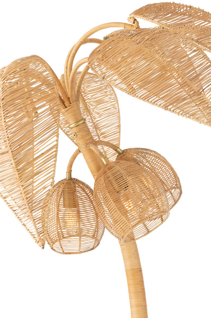 Vloerlamp Kokospalm Rotan Webbing Natura Klein