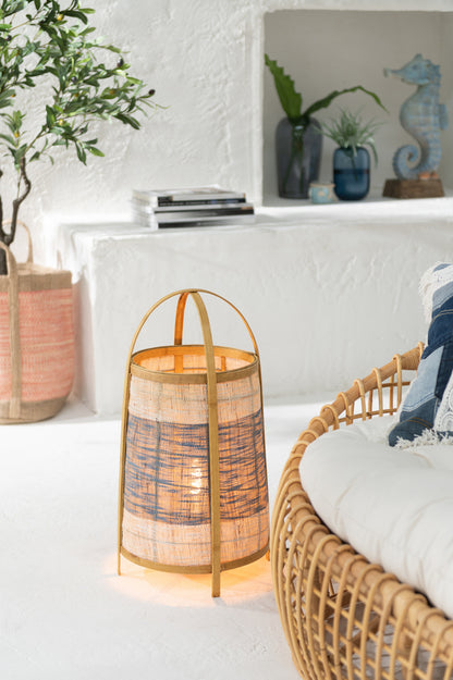 Vloerlamp Jean Bamboe Blauw