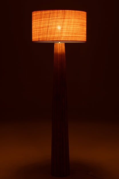 Vloerlamp Paraplu Ailanthus Hout Natuurlijk