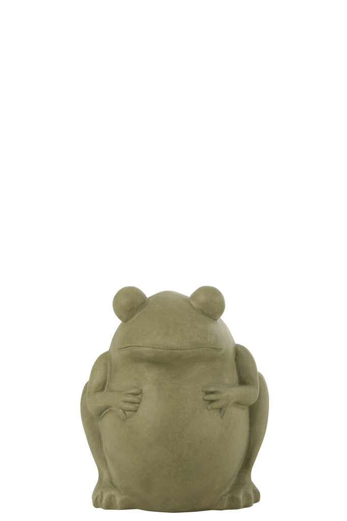 Bloempot Kikker Klei Groen Klein