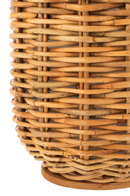 Bloempot Rotan Honing Geel Extra Groot