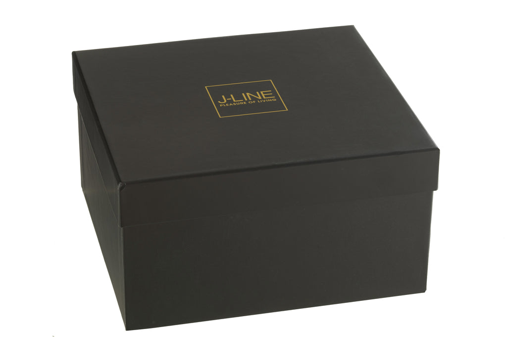 J-Line Cadeaubox 4 Glazen Whiskey Tennessee Glas Transparant