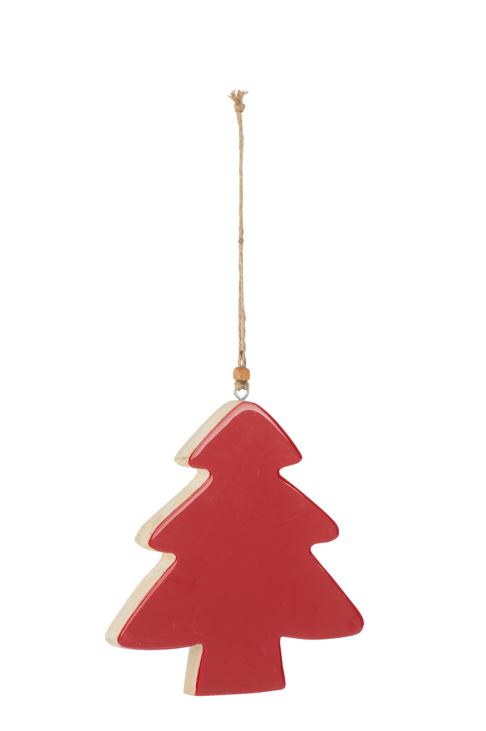 Hanger Kerstboom Mango Rood L