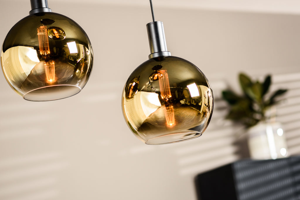 Ceiling light, 3 lights, H850 gold