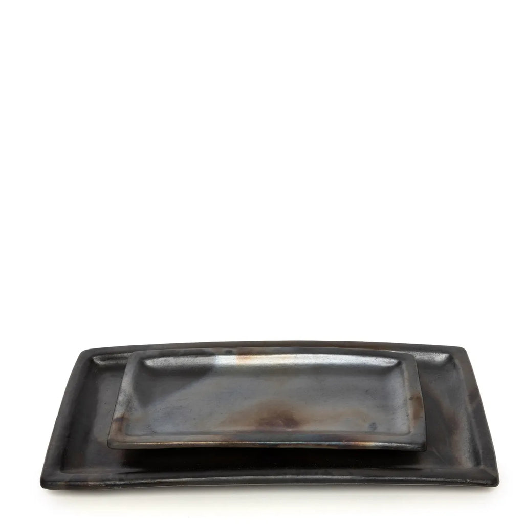 Het Burned Sushi Bord - Zwart - L