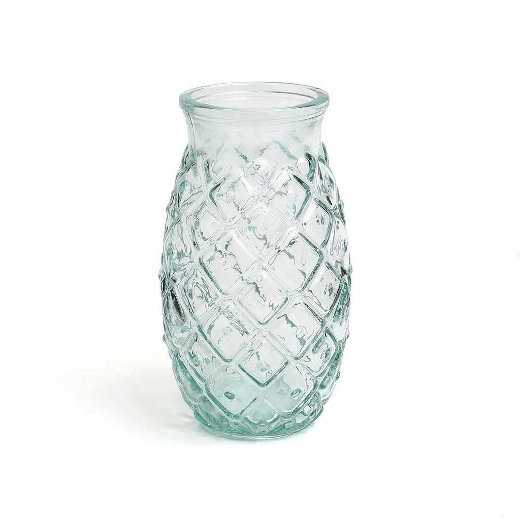 Het Pineapple Glas - Blauw - L