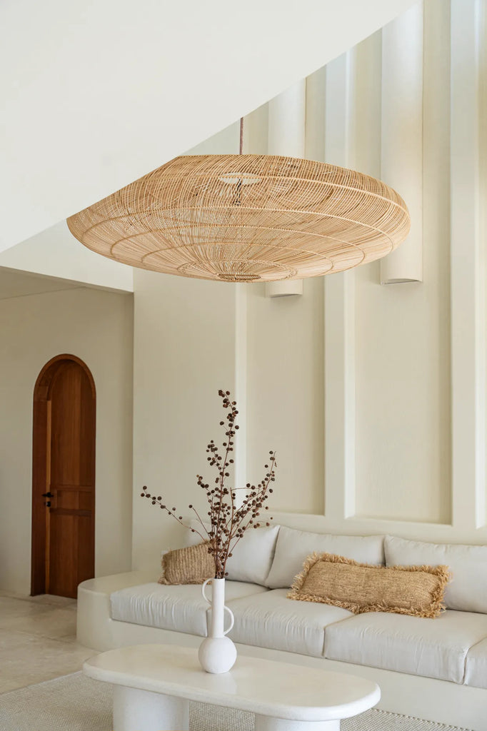 Het Raffia Kussen - Naturel - 35x100