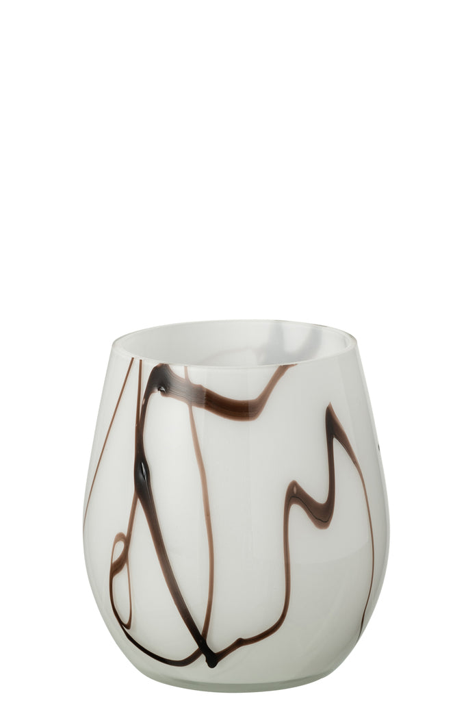 Stormlamp Smoke Effect Glass White/Black